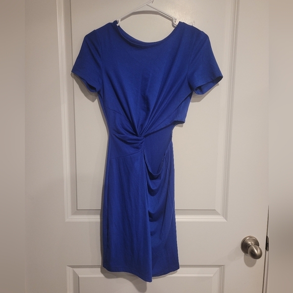 Shein Cobalt Blue Tshirt Dress - Picture 1 of 1